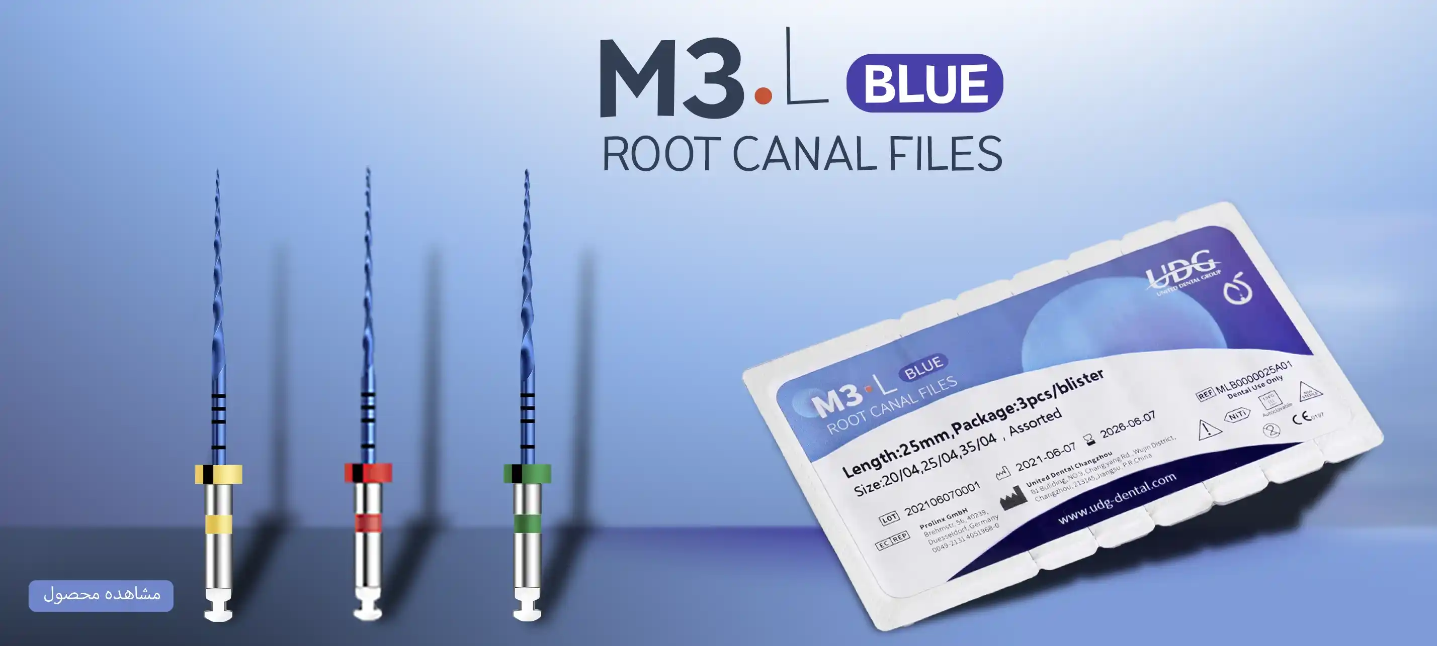 M3 L Blue Rotary File