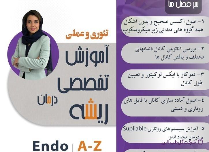 کارگاه آموزشی دکتر مهتا فضل یاب؛ دوره جامع صفر تا صد اندودانتیکس